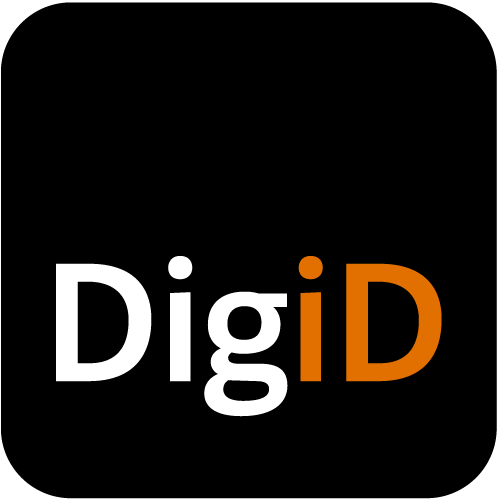 Het logo van DigiD